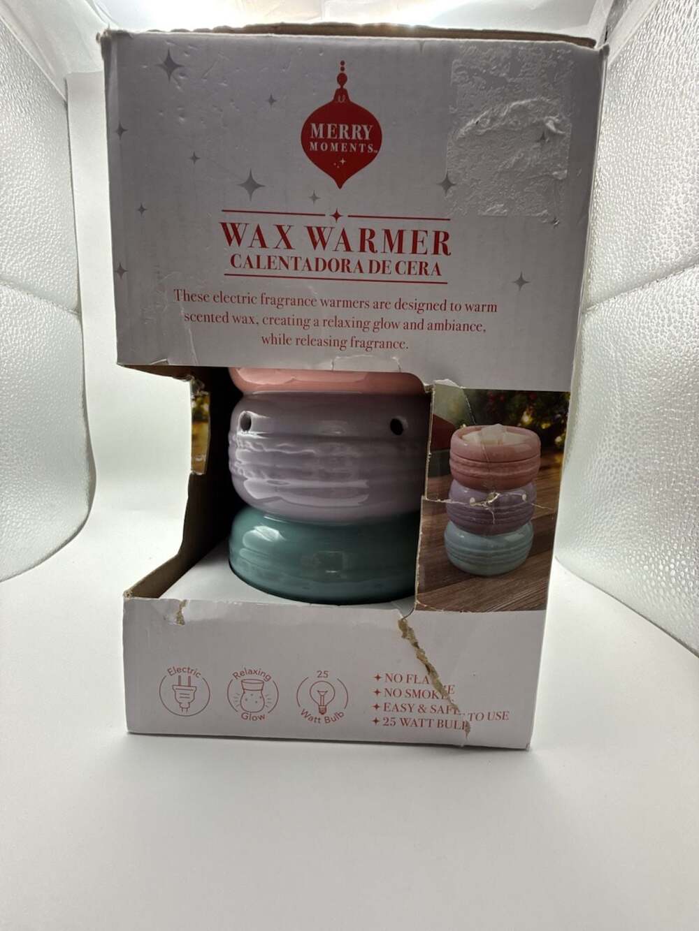 Merry Moments Macaron Stack Electric Wax Warmer - Picture 2 of 3